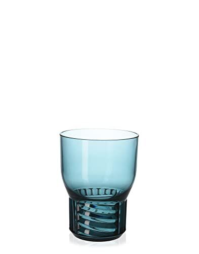 Kartell Trama Bicchiere da Vino, Azzurro, Set da 4, 4 unità