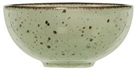 H&H set 6 coppette in stoneware mimosa verde cm11,5