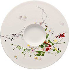 Rosenthal Piattino per Tazza da tè o Cappuccino, in Porcellana d'osso, Multicolore, 16 cm