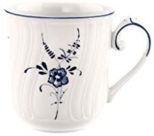 Villeroy & Boch Vieux Luxembourg Bicchiere con Manico, 0.29 L, porcellana, Blu