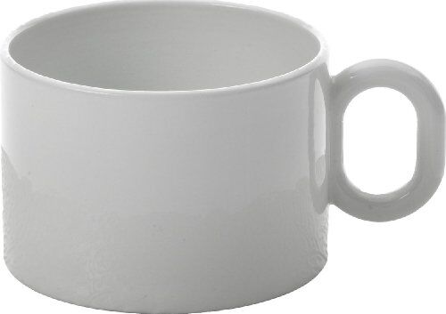 Alessi Dressed Tazza da tè, Porcellana, Bianco, 4 unità (Confezione da 1)