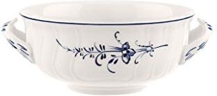 Villeroy & Boch Vieux Luxembourg Tazza da Brodo, 400 ml, Porcellana Premium, Bianco/Blu