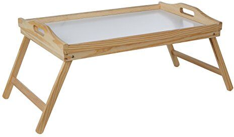 PREMIER Housewares  Vassoi per la Colazione e da Letto, Legno, Beige