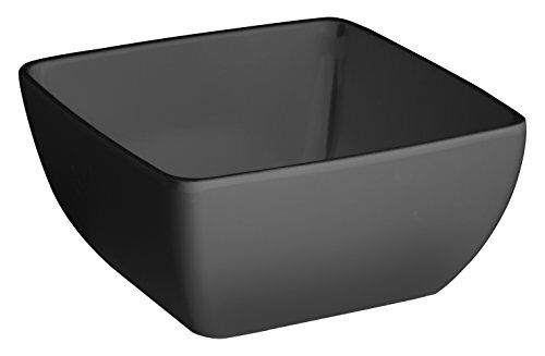 LACOR -Ciotola per insalata Duo in melamina, classico 19 x 19 x 9 cm nero