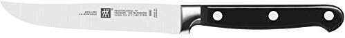 ZWILLING Professional S Coltello da Bistecca, Acciaio Inossidabile, Nero, 12 cm