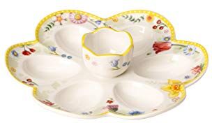 Villeroy & Boch Spring Awakening Porta Uova, Porcellana, Multicolore