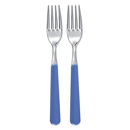 Excelsa Set Forchette in Acciaio Inox, Azzurro, 2 Pezzi