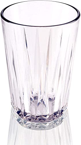 APS CRYSTAL, bicchiere in plastica Tritan di alta qualità con 0,2 litri, senza BPA, impilabile, infrangibile, riutilizzabile e lavabile in lavastoviglie, 200 ml, trasparente cristallo