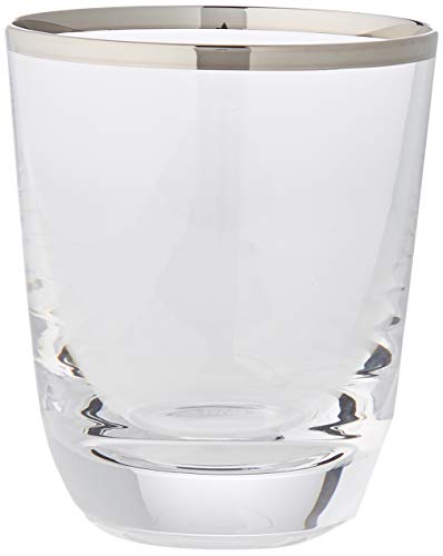 Cristal de Sèvres Margot Set di Bicchieri Whisky, Vetro, Platino, 9 x 9 x 10 cm, 2 Pezzi