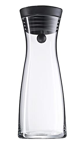 WMF Basic Caraffa per acqua di base, 1 L, Vetro, Nero