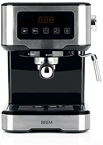 BEEM ESPRESSO-SELECT-TOUCH portafiltro per espresso 15 bar   Espresso, cappuccino, latte macchiato in qualità barista   Alloggiamento di alta qualità in acciaio inossidabile spazzolato