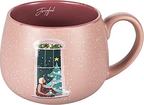 Tivoli Tazza colazione in new bone China 400 ml, XMas Pink