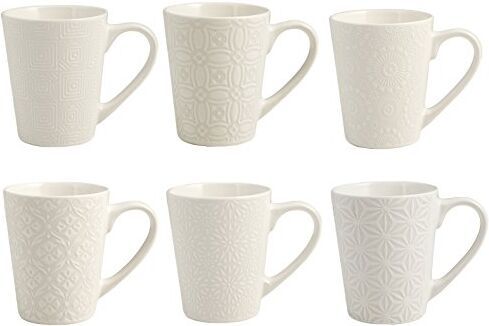 H&H set 6 mug silhuette in stoneware cc 300