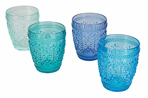 Tivoli Set 4 bicchieri acqua in vetro 300 ml, Imperial Ocean