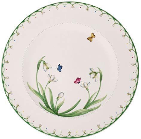 Villeroy & Boch Colourful Spring Segnaposto, Porcellana Premium, Bianco Multicolore