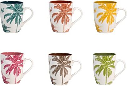 H&H set 6 mug indian summer assortite cc 350