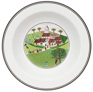 Villeroy & Boch Design Naif Piatto Fondo Matrimonio, Porcellana Premium, 20 cm