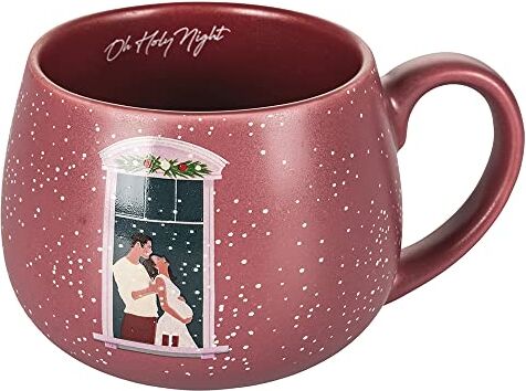 Tivoli Tazza colazione in new bone China 400 ml, XMas Pink