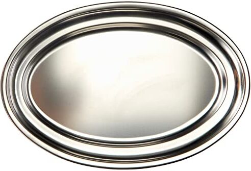 LACOR 62840- Vassoio Ovale 40 cm Inox 18/10