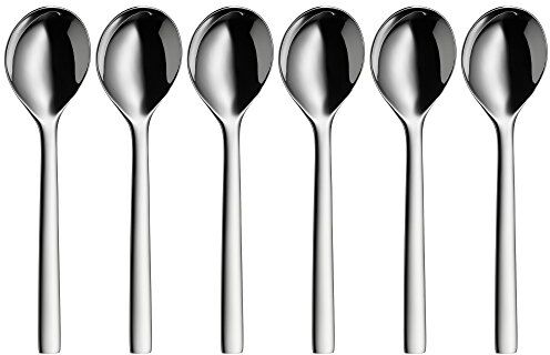 WMF 1291596040 Set di Tazze e cucchiai da zuppa, 6 Pezzi