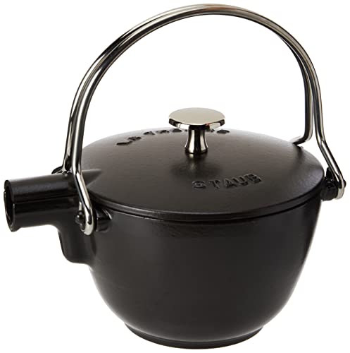 STAUB Teiera in ghisa, Ø 16,5 cm, 1,15 L, Nero opaco