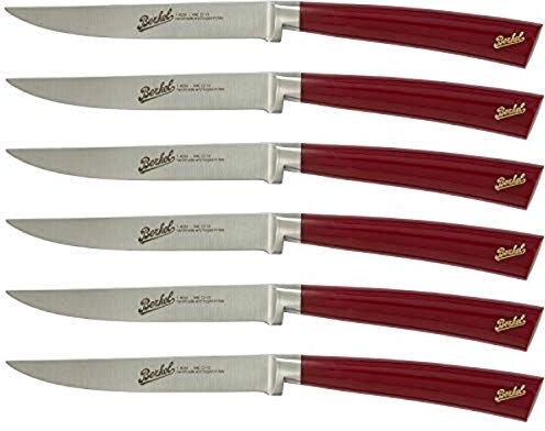 Berkel Elegance Set 6 coltelli bistecca Rosso