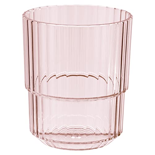 APS Bicchiere Linea Ø 8,5 cm, altezza: 10 cm, Tritan, 300 ml, colore: rosa chiaro