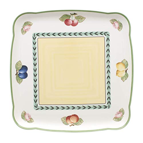 Villeroy & Boch Charm & Breakfast French Garden Piatto da Portata, 30 cm, Porcellana Premium, Bianco/Multicolore