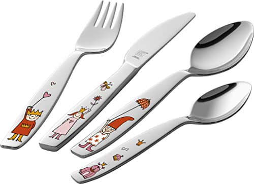 ZWILLING Prinzessin Emilie 07136-210-0 Set di Posate da Bambino, 4 Pezzi, 215 x 150 x 25 mm