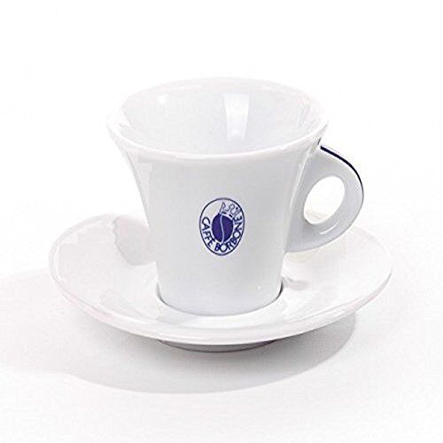 CAFFÈ BORBONE SET 6 TAZZE CAPPUCCINO + PIATTO IN PORCELLANA CAFFE' BORBONE PORTA CIALDE CAPSULE