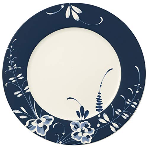 Villeroy & Boch Vieux Luxembourg Brindille-Sottopiatto in Porcellana di Alta qualità, 30 cm, Colore: Blu e Bianco, 300 mm