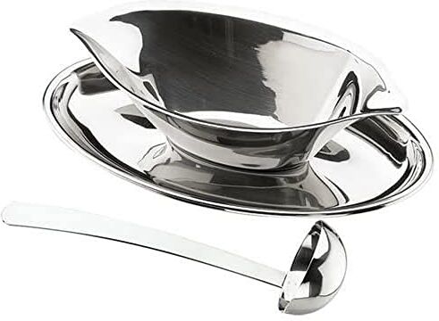 LACOR 62424- Vassoio Salsa Luxe con Cucchiaio Inox 18