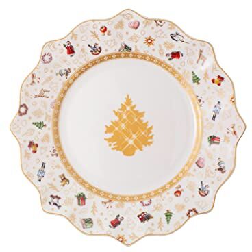 Villeroy & Boch Toys Delight-Piatto da Colazione, Edizione Anniversario, Porcellana di Alta qualità, Bianco, 24 cm