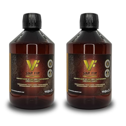 VAP FIP CONFEZIONE Glicerina vegetale 500 ml e glicole propilenico BIOLOGICO 500 ml 100% vegetale USP, purezza certificata 99,8%.…