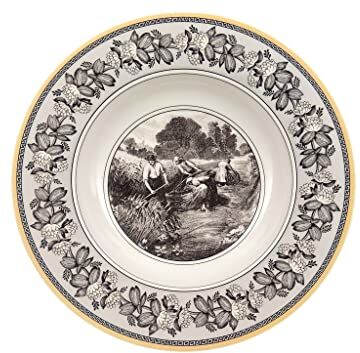 Villeroy & Boch Audun Ferme Piatto Fondo, 24 cm, Premium Porcellana, 25 x 25 x 9.211 cm