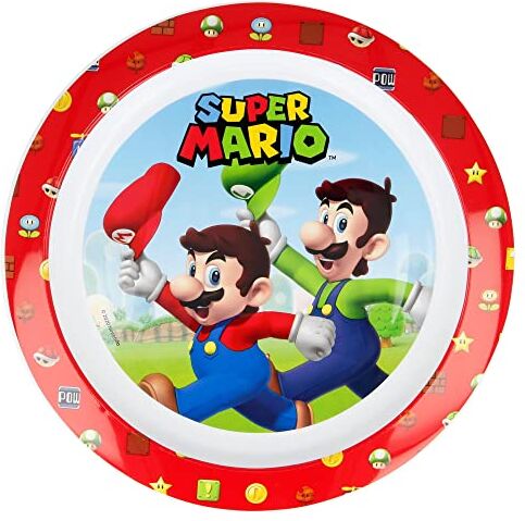 Stor Piatto Per Bambini Senza BPA Adatti A Microonde   Super Mario