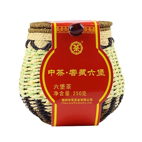 通用 250g di tè Nero Biologico Cinese Liu Bao 6166 tè Nero Scuro Invecchiato in Cestino Salute e Cura Nuovo tè Cotto Cibo Verde Vendite dirette della Fabbrica
