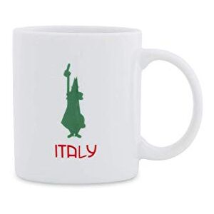 Bialetti Tazza Tricolore Istituzionale, Porcellana, 13.6 x 13.4 x 11.8 cm Bialetti Tazza Tricolore Istituzionale, Porcellana, 13.6 x 13.4 x 11.8 cm