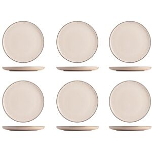 H&H Piatti di Frutta di Perle Ivory Set di 6 - Piatti di frutta H&H Piatti di Frutta di Perle Ivory Set di 6 - Piatti di frutta