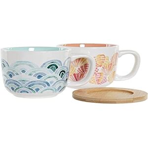 Home Decor Set Di Tazze Da Caffè Dkd Bambù Dolomite (180 Ml) (4 Pcs) Home Decor Set Di Tazze Da Caffè Dkd Bambù Dolomite (180 Ml) (4 Pcs)