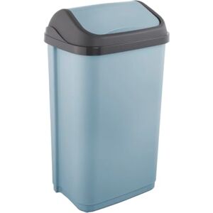 keeeper Cestino con Coperchio Basculante, 50 l, 38,5 x 29 x 66 cm, Swantje, Blu (Nordic Blue) keeeper Cestino con Coperchio Basculante, 50 l, 38,5 x 29 x 66 cm, Swantje, Blu (Nordic Blue)