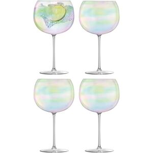 LSA International BB02 Set di 4 bicchieri a bolle in vetro soffiato a bocca e fatto a mano, 680 ml LSA International BB02 Set di 4 bicchieri a bolle in vetro soffiato a bocca e fatto a mano, 680 ml