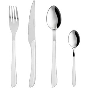 Altri Brand Set da 24 Posate in Acciaio Inox - Design Moderno ed Elegante per 6 Persone Altri Brand Set da 24 Posate in Acciaio Inox - Design Moderno ed Elegante per 6 Persone