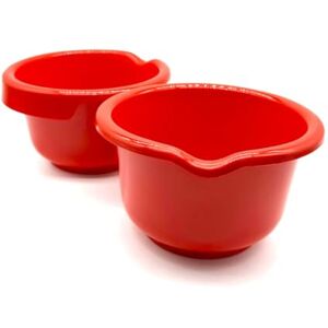 Kimmel Ciotola per mescolare, 2,5 l, 2 pezzi, rosso Kimmel Ciotola per mescolare, 2,5 l, 2 pezzi, rosso
