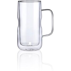 MasterPRO Foodies Mixolology vetro alto 530 ml prodotto in vetro borosilico doppio resistente nave elegante ideale per ogni occasione MasterPRO Foodies Mixolology vetro alto 530 ml prodotto in vetro borosilico doppio resistente nave elegante ideale per ogni occasione
