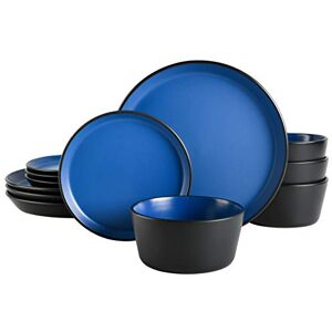 Set di stoviglie in gres Gibson Soho Lounge Sofia coupe - Per 4 persone Set di stoviglie in gres Gibson Soho Lounge Sofia coupe - Per 4 persone