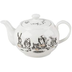 V&A Alice nel Paese delle Meraviglie Teiera Bianco Dipinto a Mano - Tipo di Tè V&A Alice nel Paese delle Meraviglie Teiera Bianco Dipinto a Mano - Tipo di Tè