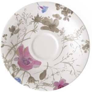 Villeroy & Boch Mariefleur Piattino Tazza caffè, Porcellana Premium, Gris Villeroy & Boch Mariefleur Piattino Tazza caffè, Porcellana Premium, Gris