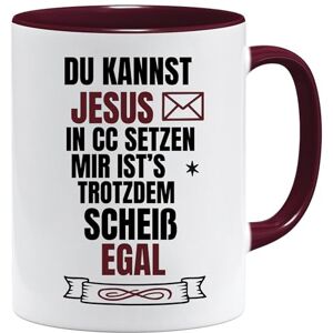 Jungle Mug Tazza Jesus in CC con scritta in lingua tedesca, divertente tazza magica per ufficio, collega o sorella, regalo impertinente per il 40° 50° 60° compleanno per donne Jungle Mug Tazza Jesus in CC con scritta in lingua tedesca, divertente tazza magica per ufficio, collega o sorella, regalo impertinente per il 40° 50° 60° compleanno per donne