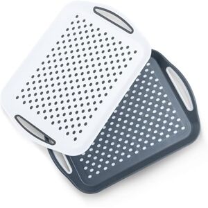 Essen - 2-Pack Serving Tray Set - Grigio - Serving Tray Set Essen - 2-Pack Serving Tray Set - Grigio - Serving Tray Set